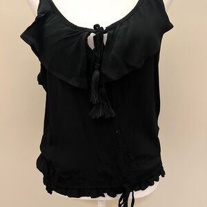 Kivari Black Tassel Camisole